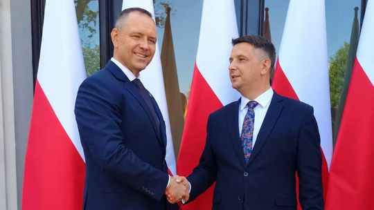 Wójt Gminy Nowy Duninów Karol Gutkowicz spotkał się z prezydentem Karolem Nawrockim