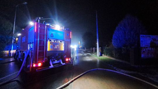 Wyciek gazu w Gąbinie