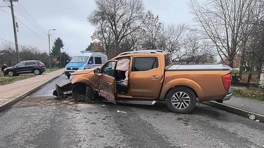Wypadek drogowy w Płocku