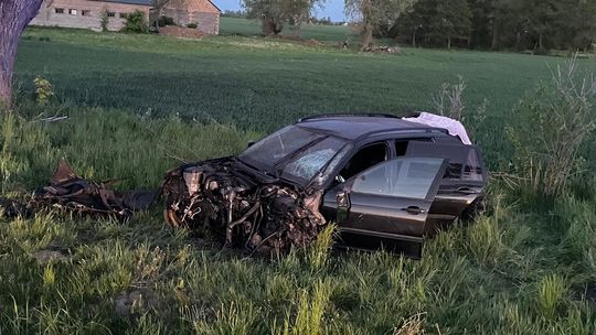 Wypadek na DK60. Droga zablokowana Wypadek na DK60. Droga zablokowana