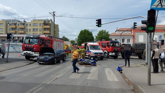 Wypadek na skrzyżowaniu Wojska Polskiego i Floriańskiej