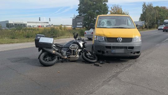 Wypadek na wylotówce z Płocka