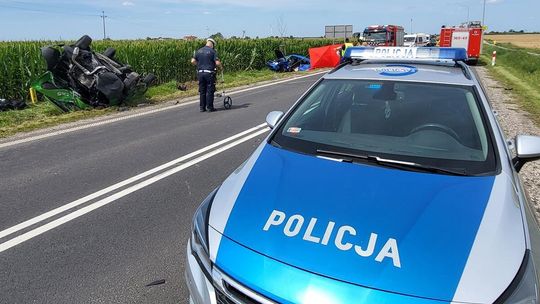 Wypadek śmiertelny pod Włocławkiem