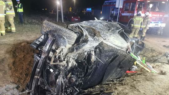 Wypadek śmiertelny w powiecie płockim