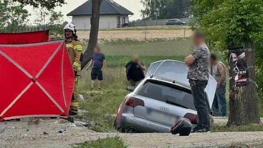 Wypadek śmiertelny w Rumunkach