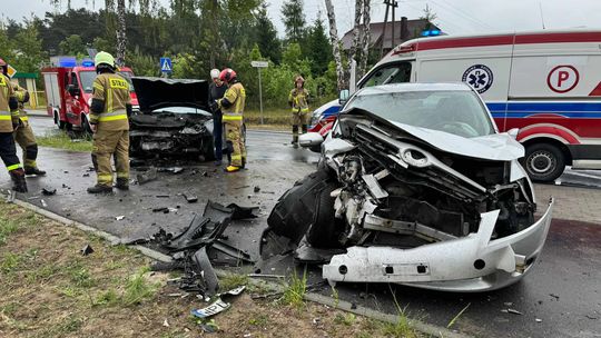 Wypadek w miejscowości Nowe Grabie