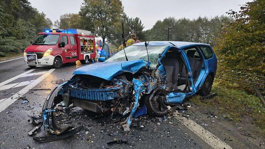 Wypadek w Woli Łąckiej