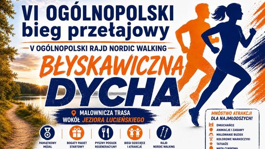 Za tydzień kończą się zapisy na VI Ogólnopolski Bieg Przełajowy „Błyskawiczna Dycha”