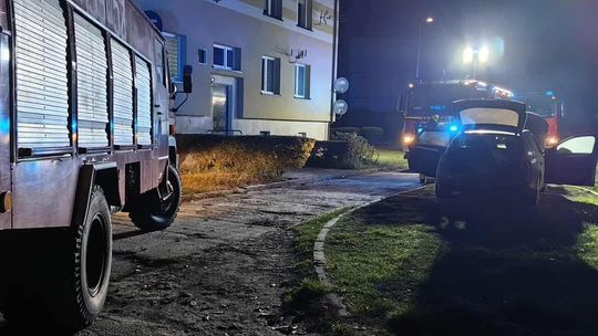 Zatrzymany sprawca podpalenia pojazdu w Luszynie – skuteczne działania gostynińskich policjantów