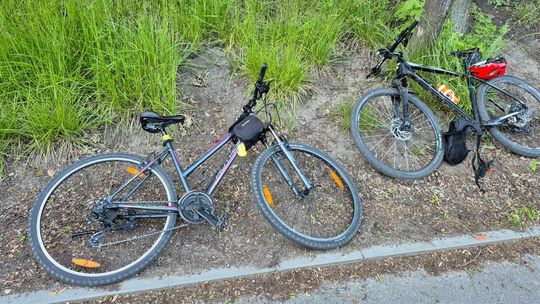 Zderzenie rowerzystów w Płocku