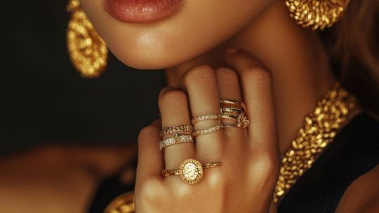 Złota biżuteria do sylwestrowej i karnawałowej kreacji – jak wybrać idealną?