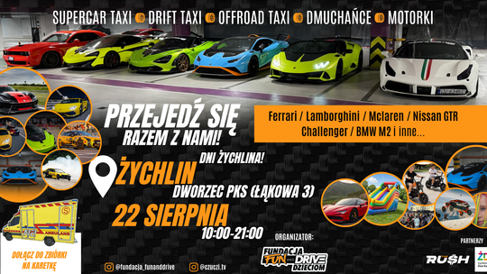 Żychlin zaprasza na motoryzacyjne święto i zbiórkę na karetkę