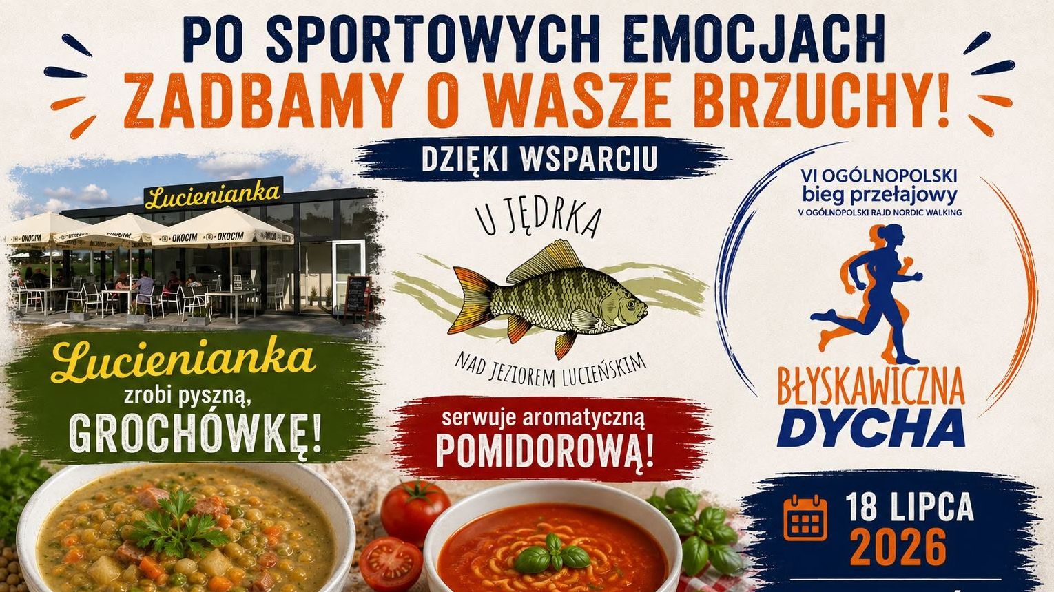 Dobra wiadomość dla uczestników VI Ogólnopolskiego Biegu Przełajowego Błyskawiczna Dycha