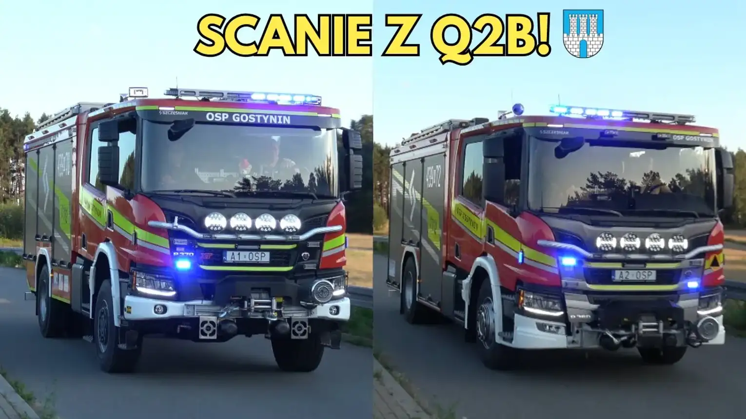 Wozy bojowe OSP Gostynin