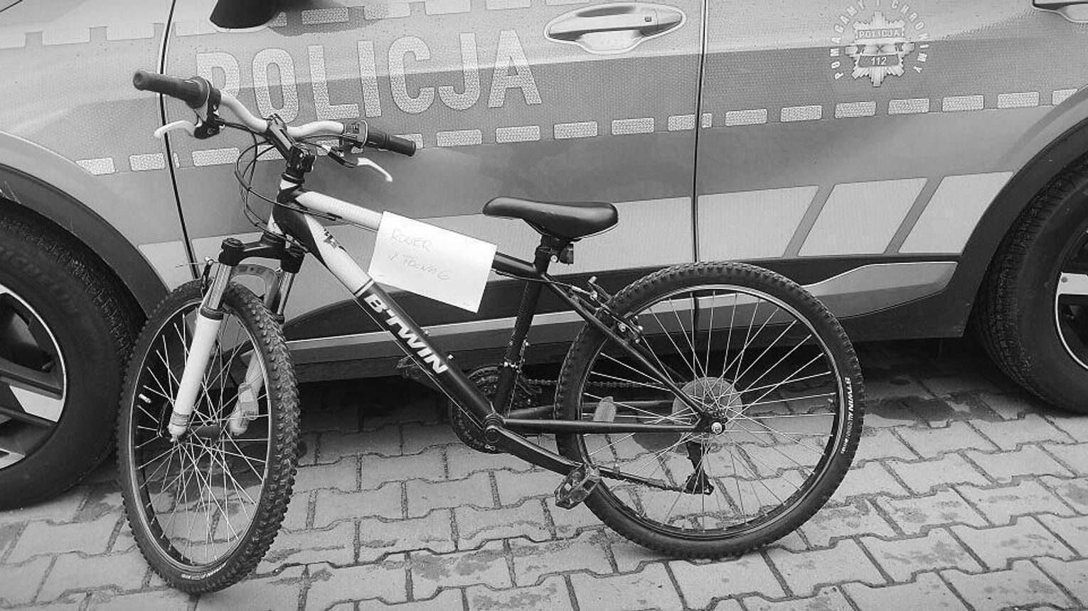 Znaleziono rower