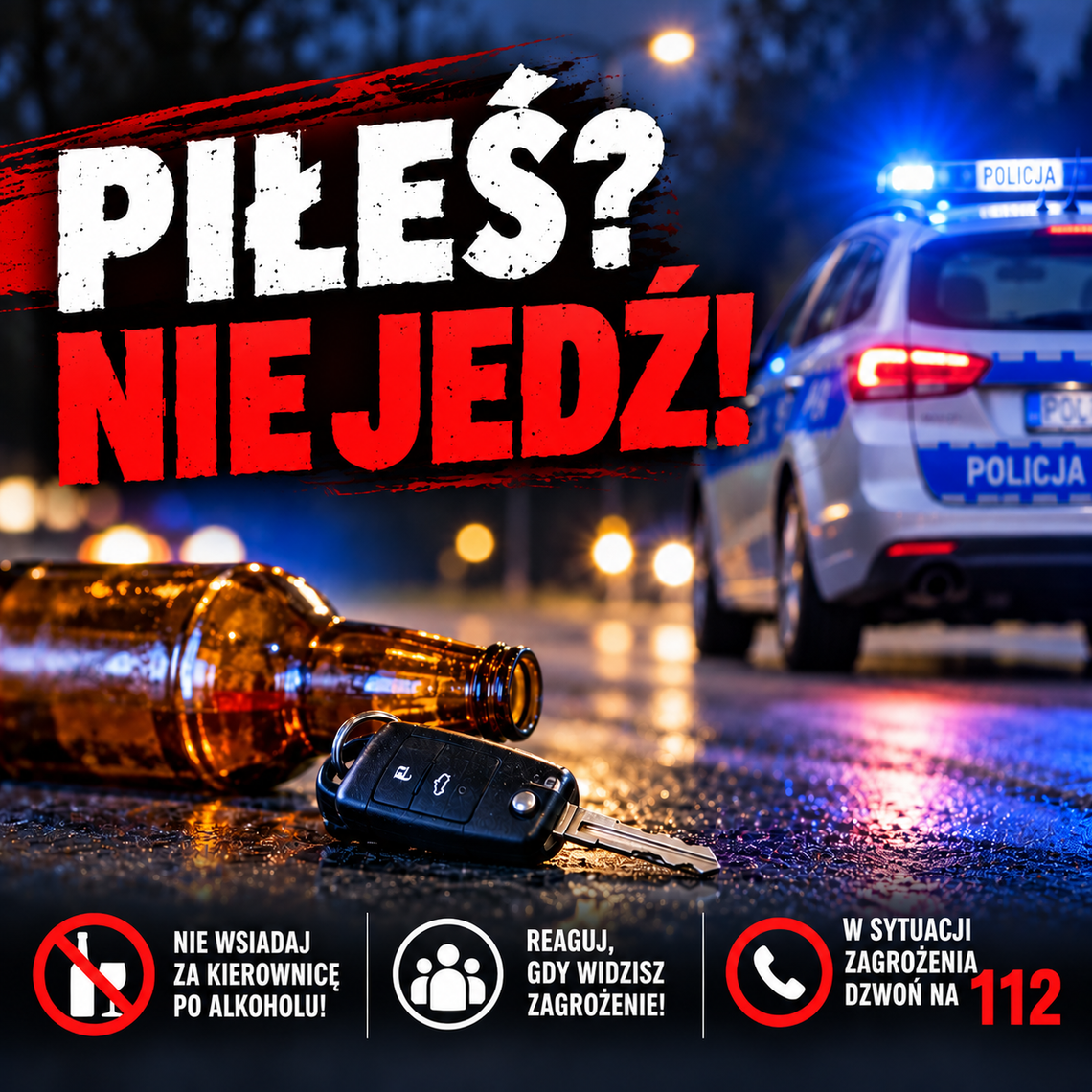 25-latek z dwoma promilami spowodował zdarzenie drogowe