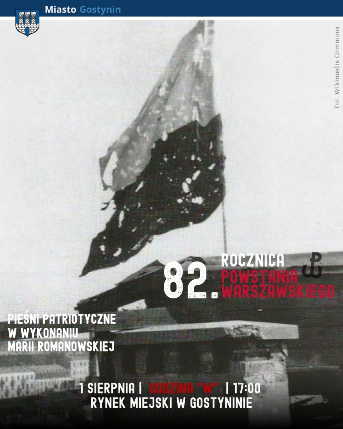 82. rocznica Powstania Warszawskiego w Gostyninie