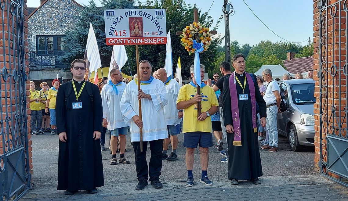 Akt zawierzenia pielgrzymów gostynińskich w Skępem [AUDIO]