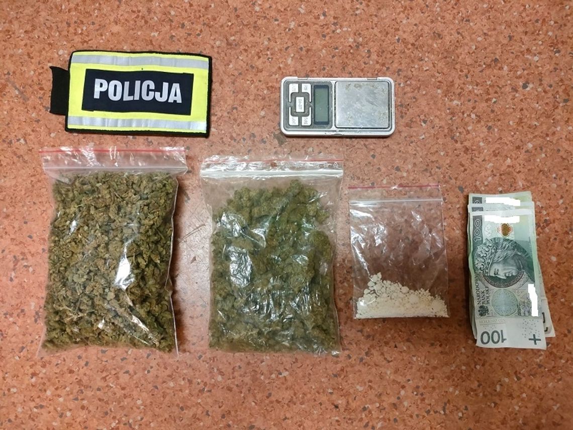 Areszt za narkotyki ukrywane w pojemniku po jogurcie