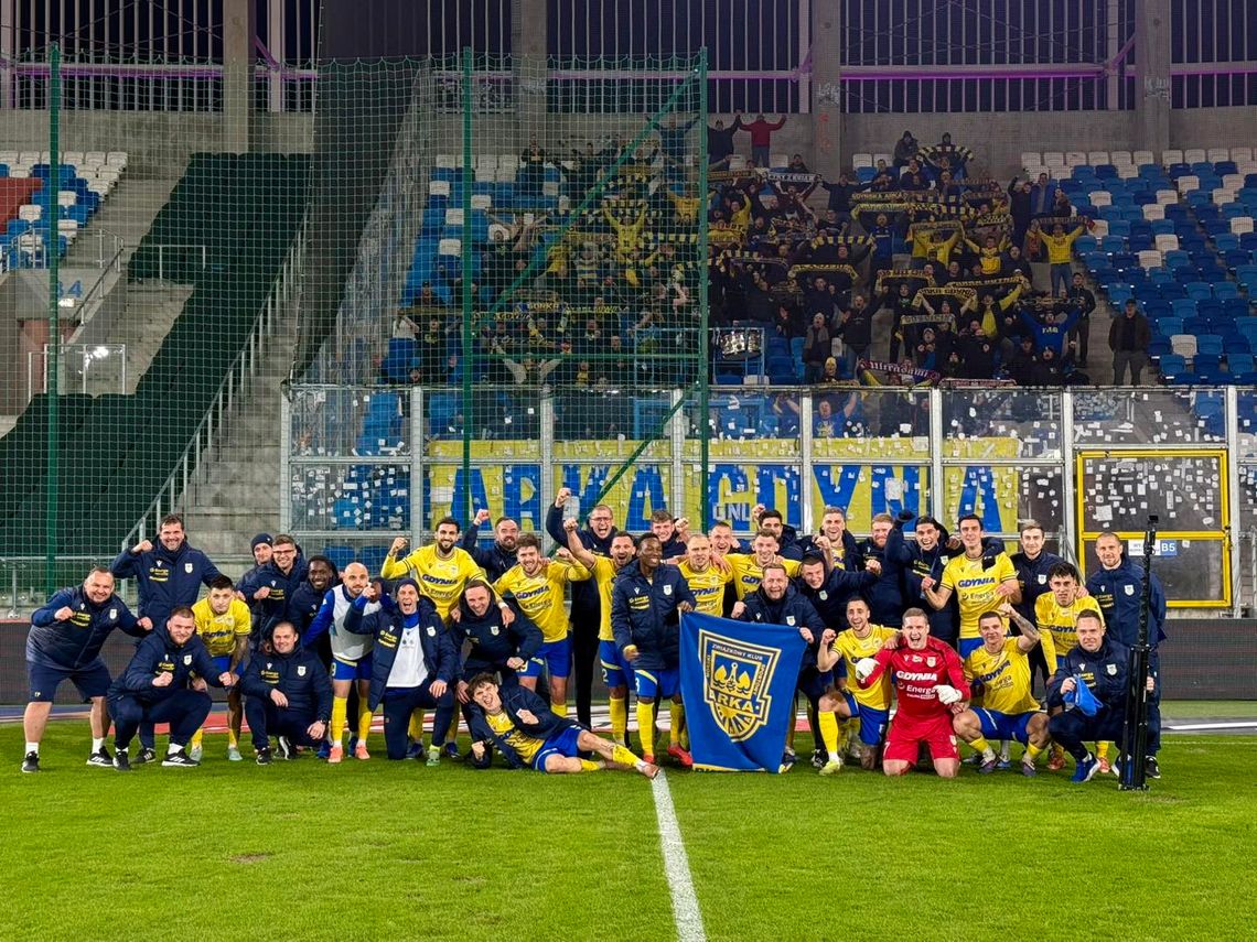 Arka Gdynia wygrywa 3:0 z Wisłą w Płocku