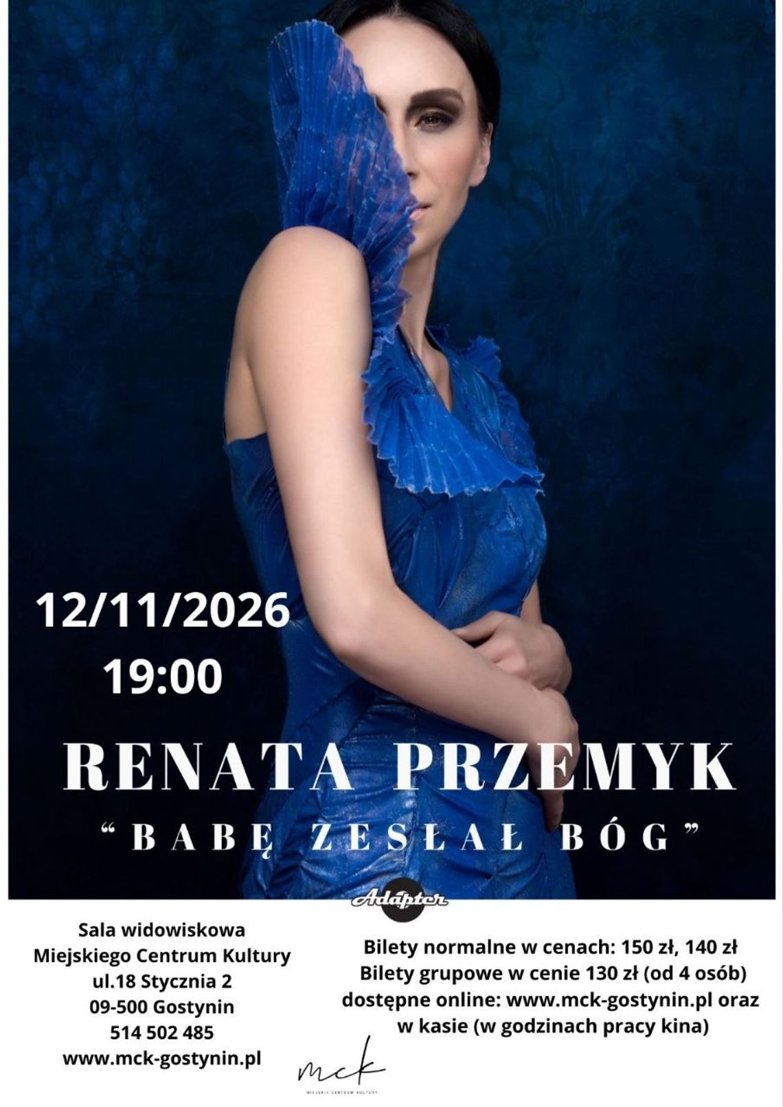 „Babę zesłał Bóg” – koncert Renaty Przemyk w MCK