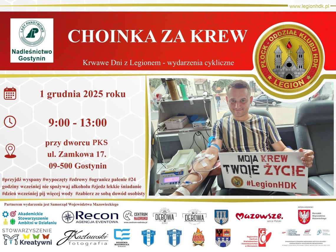 Choinka za Krew w Gostyninie – Jak możesz pomóc?