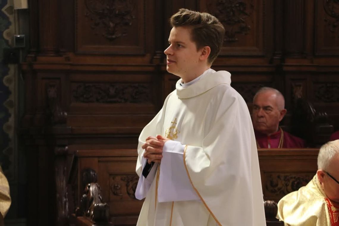Diakon Piotr Jurczyński z parafii Miłosierdzia Bożego w Gostyninie został kapłanem