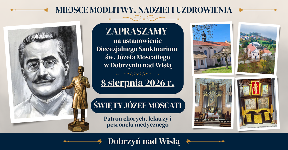 Dobrzyń nad Wisłą miejscem kultu Świętego Lekarza z Neapolu
