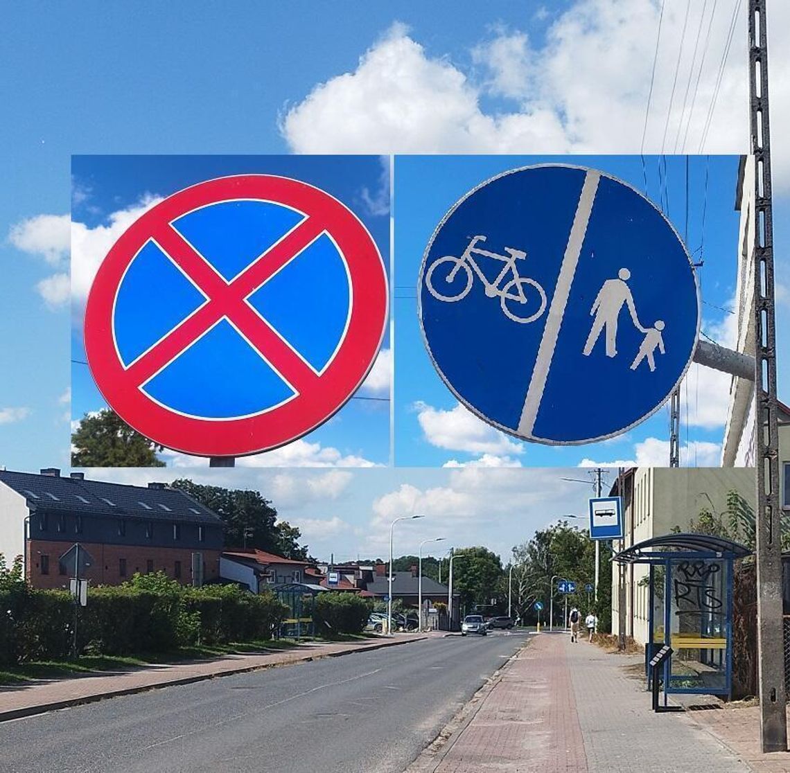 Droga dla pieszych i rowerów to nie parking. Policjanci reagują na nieprawidłowe parkowanie