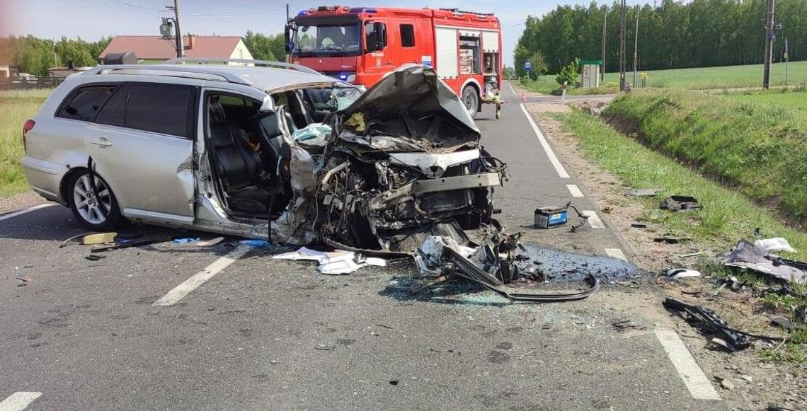 DW 575 całkowicie zablokowana na trasie Dobrzyków-Słubice