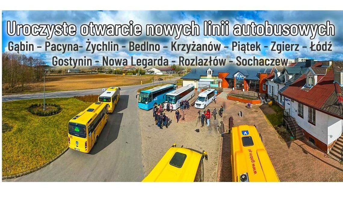 Gąbin uruchamia kolejną linię komunikacyjną obsługiwaną przez PKS Gostynin
