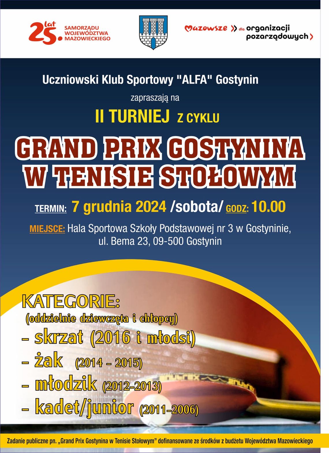 Grand Prix Gostynina w tenisie stołowym