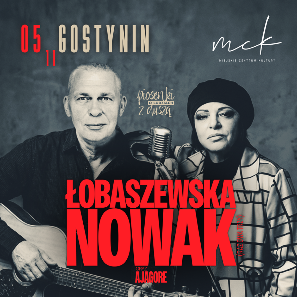 Grażyna Łobaszewska i Adam Nowak (Raz Dwa Trzy) - legendy na żywo w Gostyninie Grażyna Łobaszewska i Adam Nowak (Raz Dwa Trzy) - legendy na żywo w Gostyninie