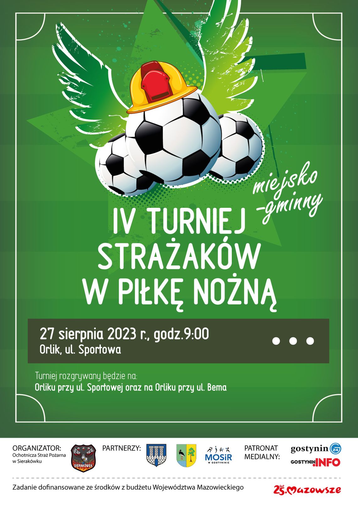IV Miejsko-Gminny Turniej Strażaków w Piłkę Nożną