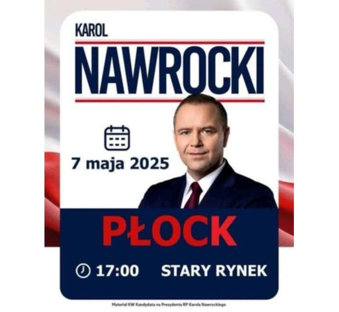 Karol Nawrocki przybędzie do Płocka