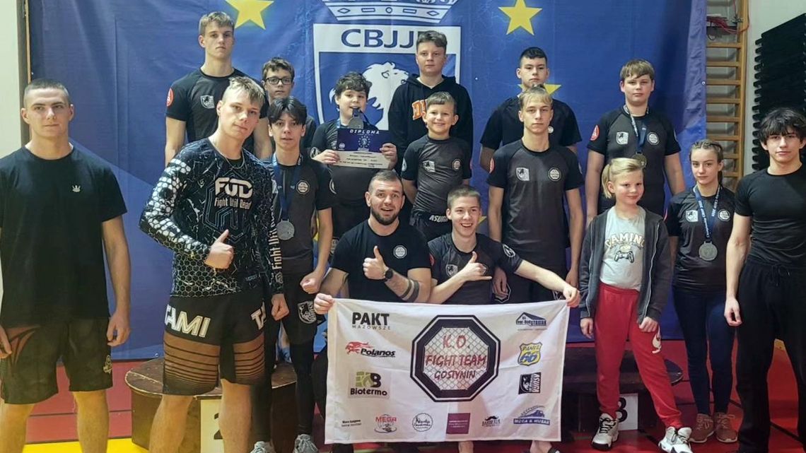Kolejny sukces K.O. Fight Team Gostynin. 9 medali Mistrzostw Europy CBJJP
