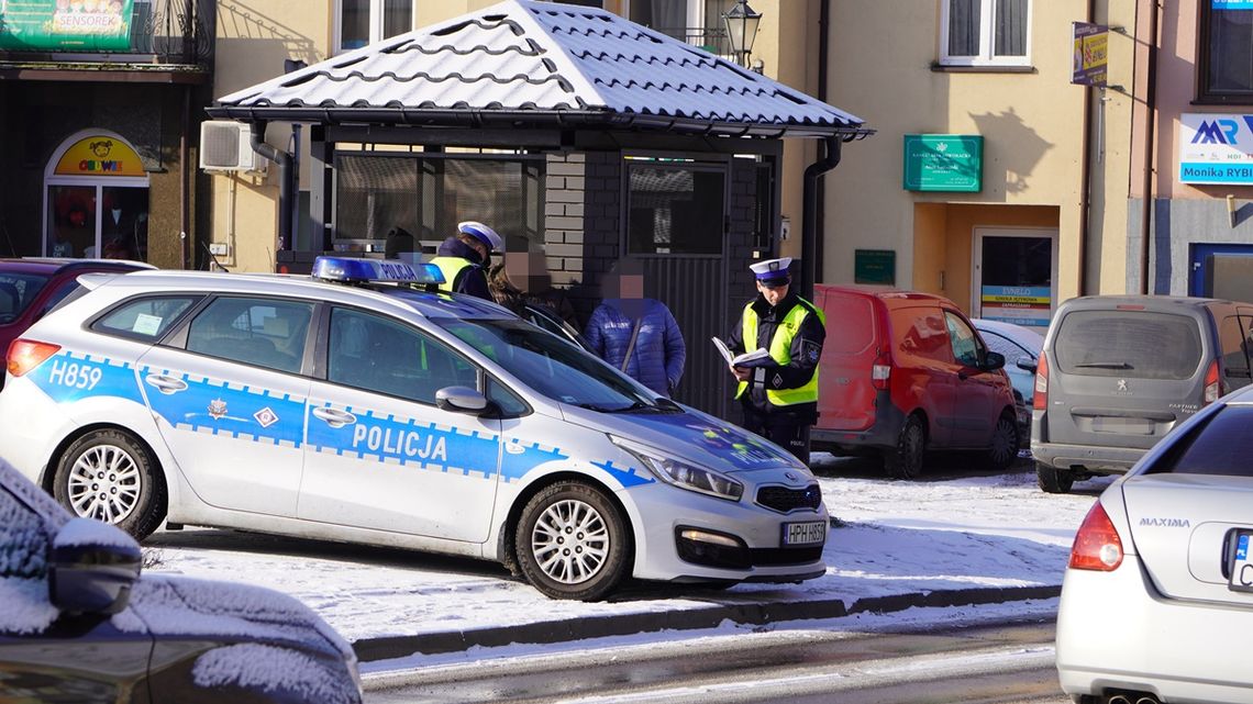 Kolizja trzech samochodów w centrum Gostynina