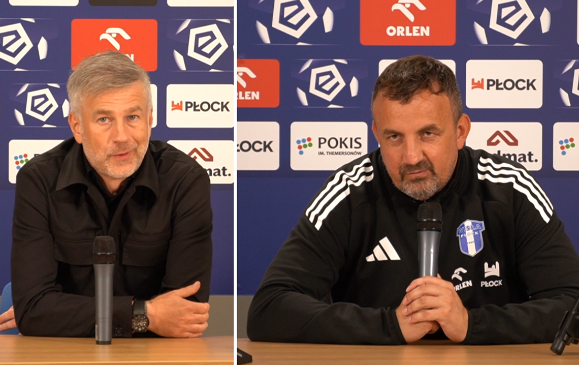 Konferencja prasowa po meczu Wisła Płock - Legia Warszawa