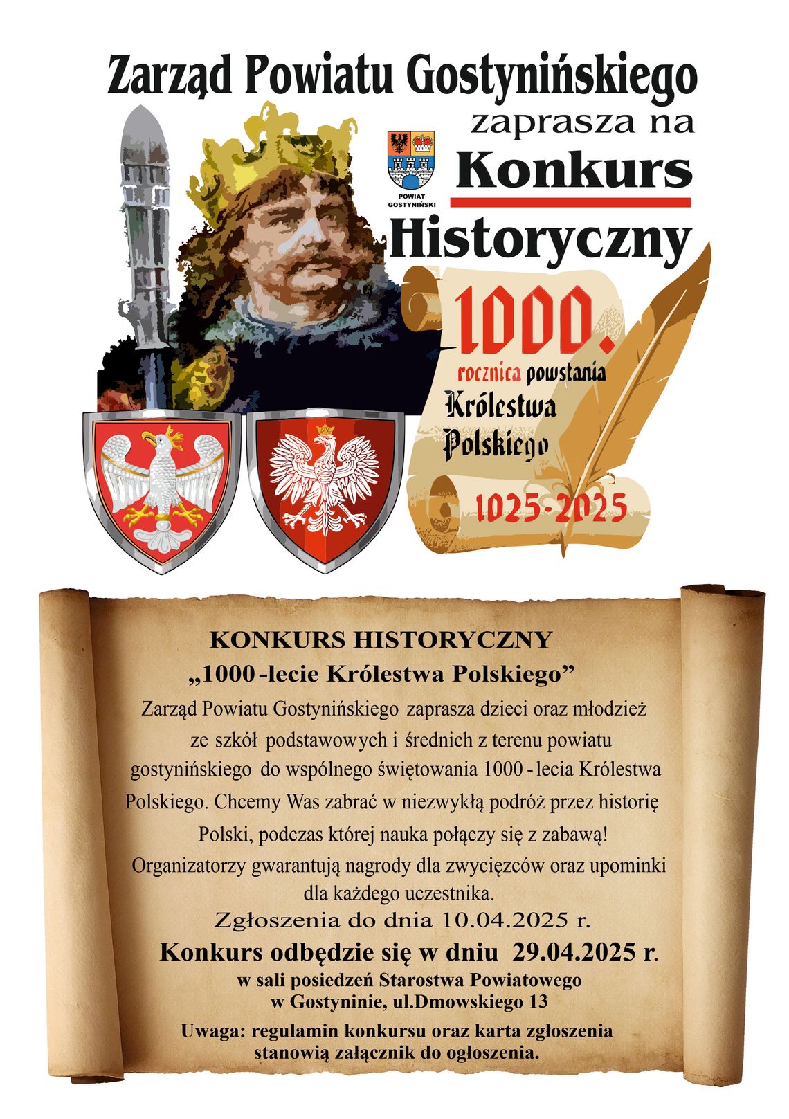 Konkurs historyczny "1000-lecie Królestwa Polskiego"