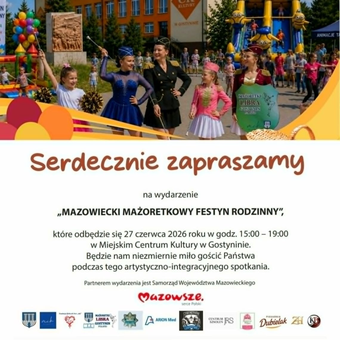 Mazowiecki Mażoretkowy Festyn Rodzinny w Gostyninie