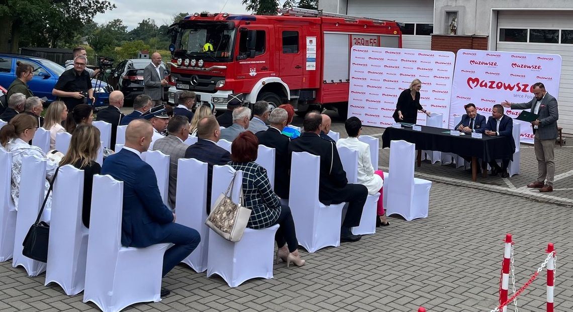 Mazowsze wspiera strażaków z powiatu gostynińskiego