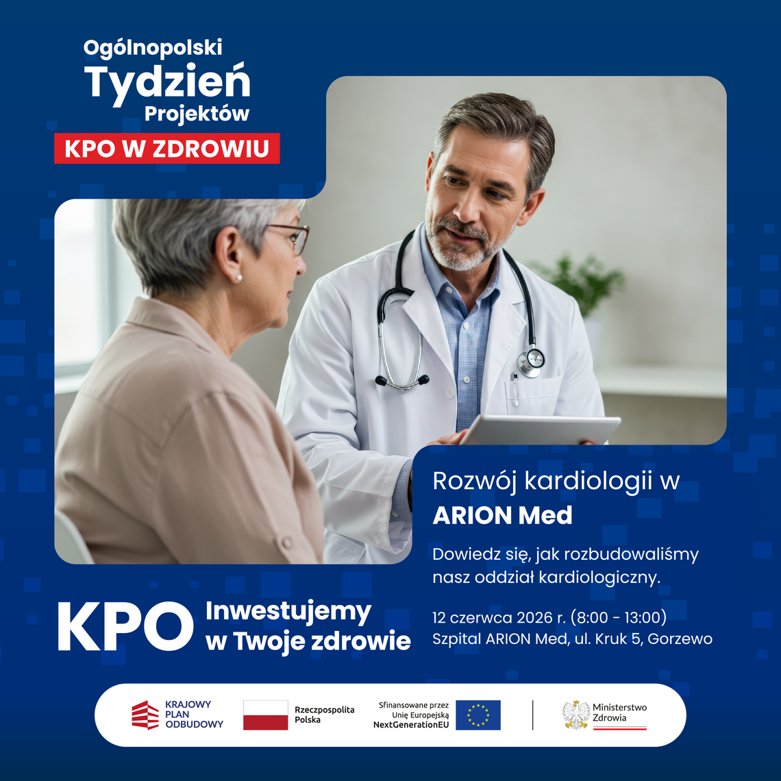 Milionowe inwestycje w kardiologię w Szpitalu ARION Med. Szpital zaprasza mieszkańców na otwartą konferencję
