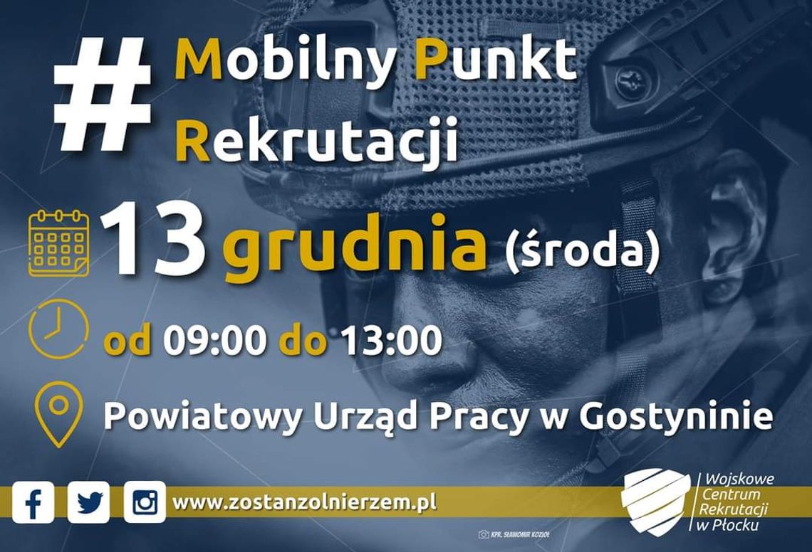 Mobilny Punkt Rekrutacji w Gostyninie