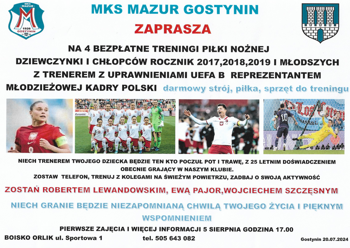 Nabór młodych piłkarzy do Mazura: zapraszamy roczniki 2017-19