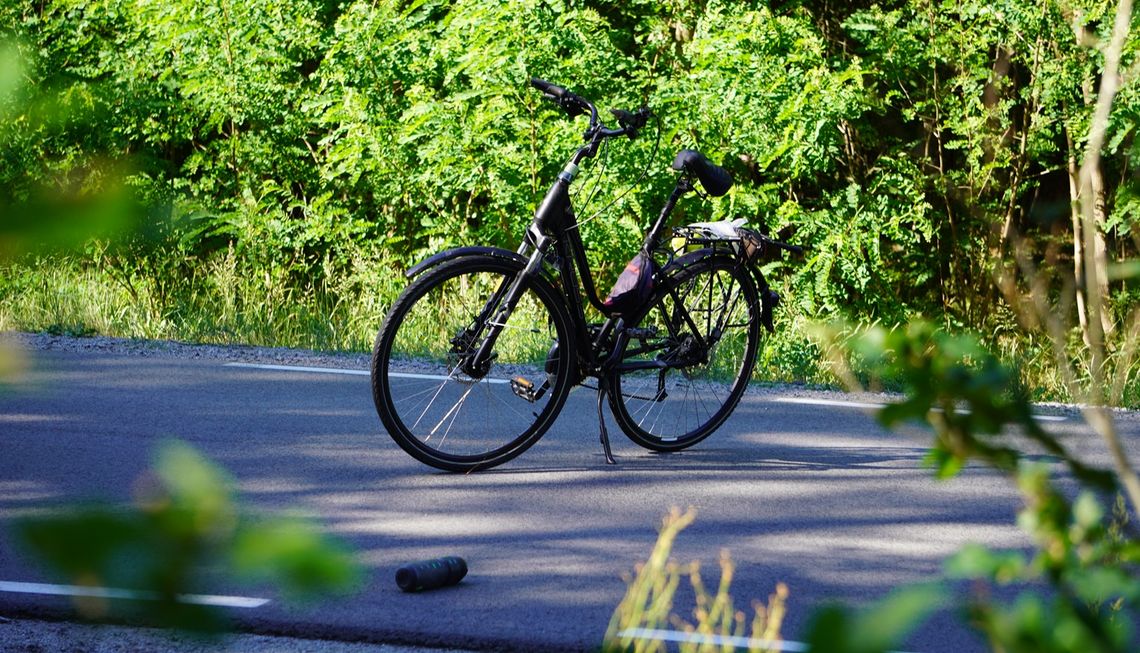 Nowe informacje dotyczące wypadku z udziałem rowerzysty na drodze do Zalesia