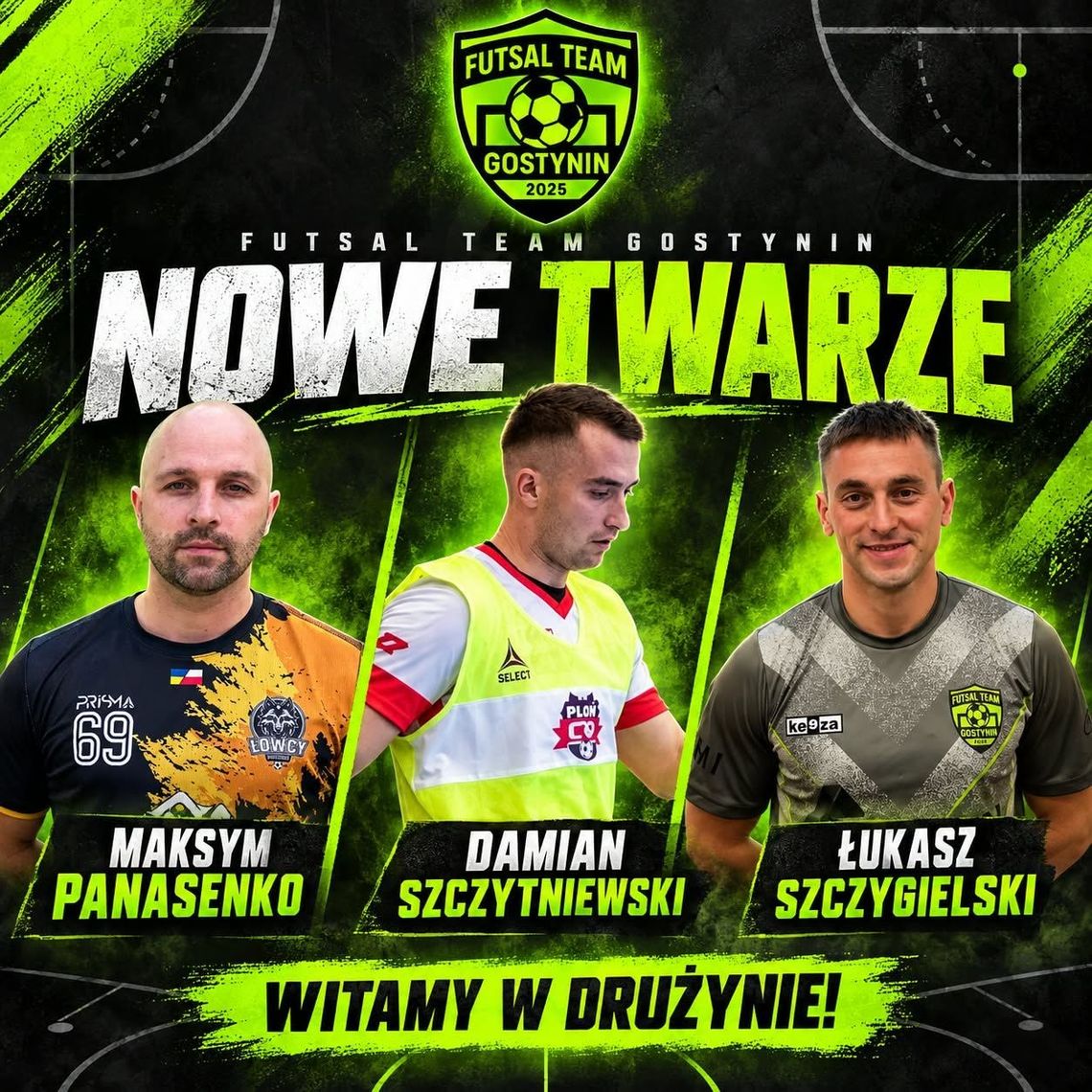 Nowe twarze w Futsal Team Gostynin Nowe twarze w Futsal Team Gostynin
