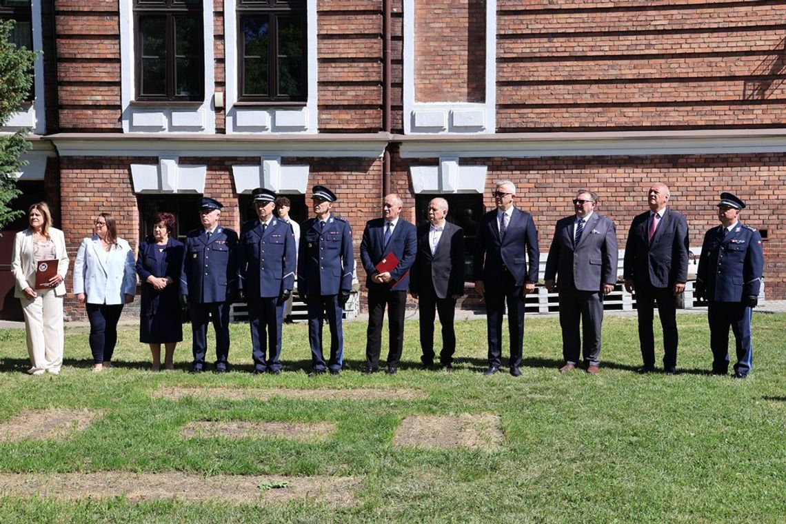 Odsłonięcie tablicy upamiętniającej asp. Tymoteusza Stalkowskiego