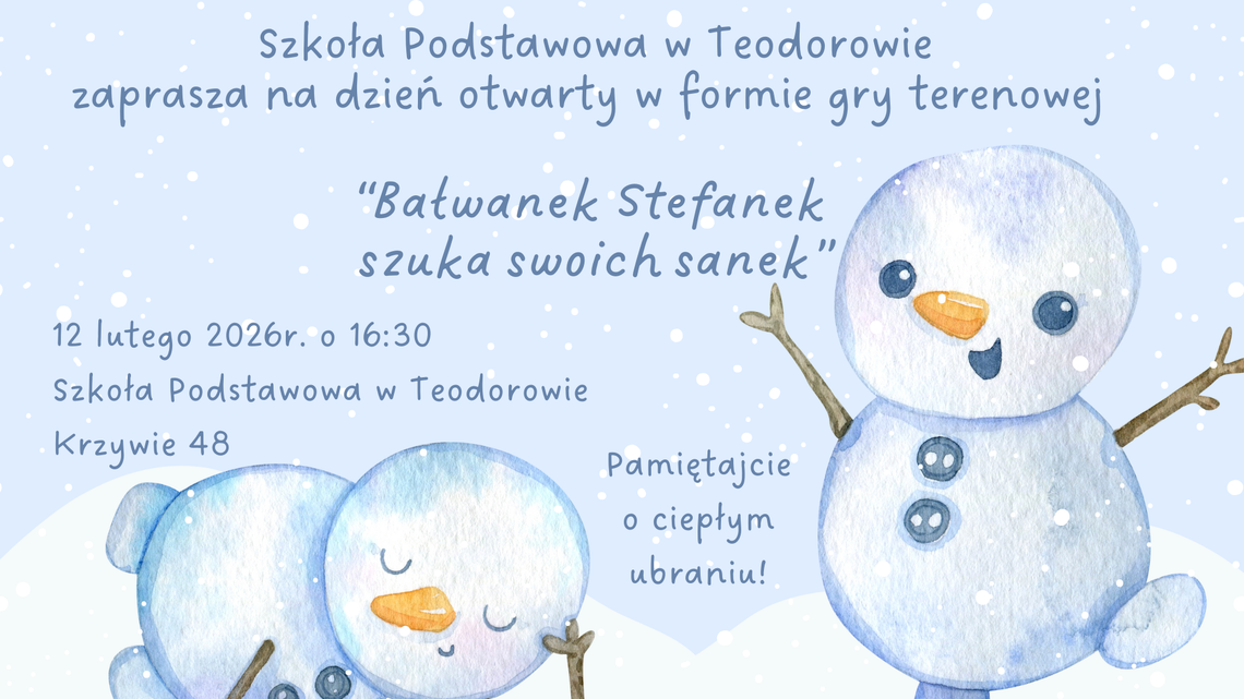 Otwórz drzwi do przyszłości ze Szkołą Podstawową  w Teodorowie