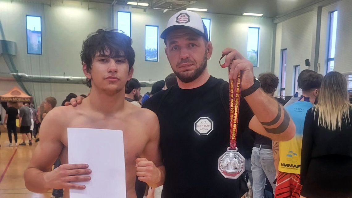 Piotr Sierant z K.O. Fight Team Gostynin Wicemistrzem Europy Amatorskiego MMA
