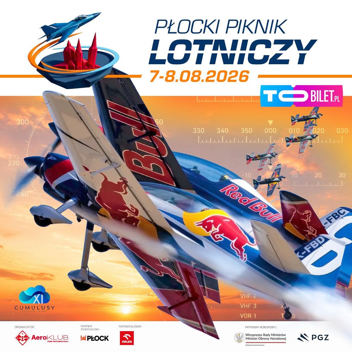 Płocki Piknik Lotniczy 2026. Dwa dni pokazów, rodzinnych atrakcji i wielkie lotnicze widowisko w Płocku Płocki Piknik Lotniczy 2026. Dwa dni pokazów, rodzinnych atrakcji i wielkie lotnicze widowisko w Płocku